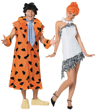 Fred and Wilma Flintsone Couples Costume