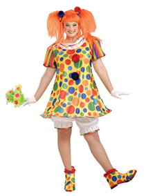 Giggles The Clown Plus Size Costume Women