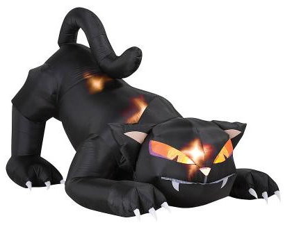 Airblown Inflatable Black Cat