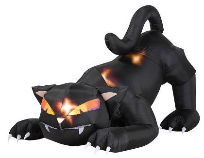 Giant Inflatable Black Cat Pictures