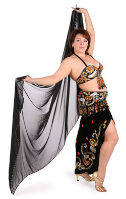 The Belly Dancer plus size costume picture idea 