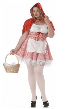 Little Red Riding Hood Plus Size Costume Picture